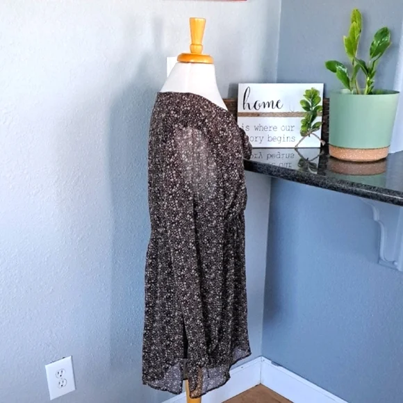 Floral Long Sleeve Dress | Size XXL - Picture 4 of 5